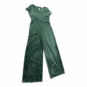 BRAND NEW with tags. Green Star-Patterned Jumpsuit